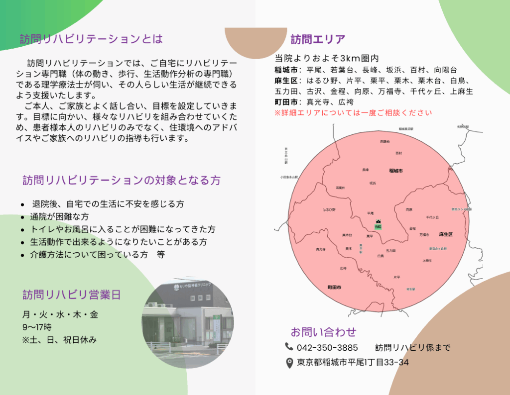 訪問リハビリの営業日 ＆ リハスタッフが増えました
